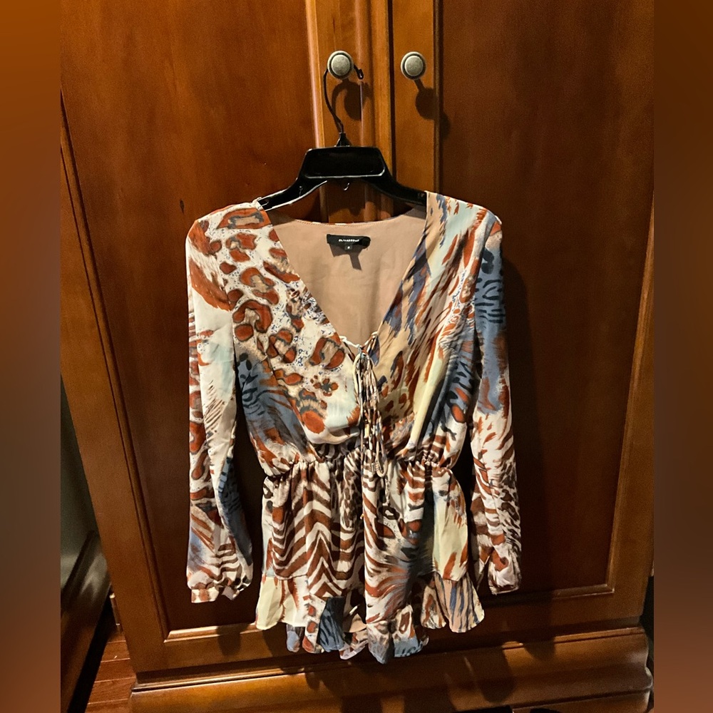 OLIVACEOUS Multicolor Printed Women's Romper Size Small